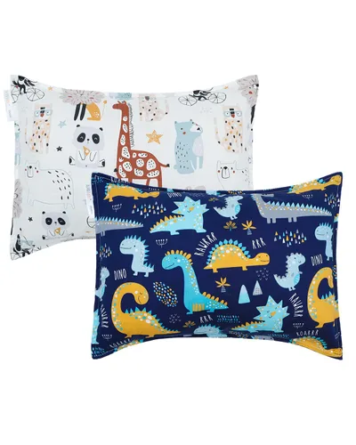 Miniatura 11 de ALVABABY Paquete de 2 fundas de almohada de algodón orgánico para niños pequeños, fundas de almohada para niños de 13 x 18 pulgadas o 12 x 16