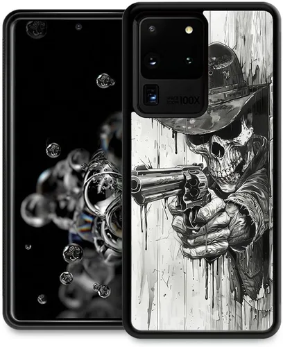 Miniatura 123 de CARLOCA Funda compatible con Samsung Galaxy S20, familia de jirafas divertidas en blanco y negro, para niñas y mujeres, diseño gráfico de moda, a