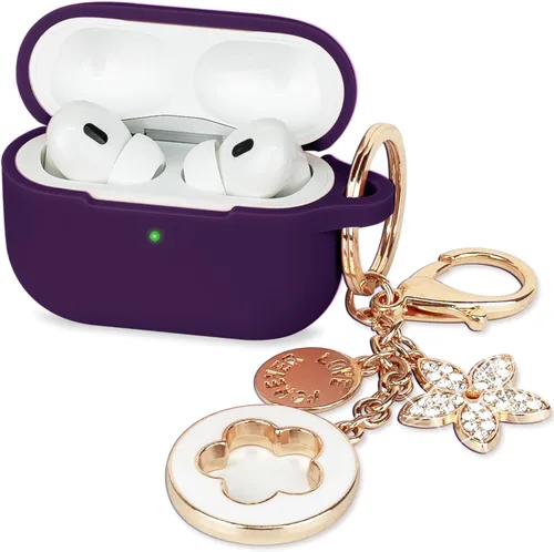 Miniatura 10 de Funda para Apple Airpods 4 – VOTILE Airpods 4 Fundas 2024 Funda de silicona para mujer iPod 4 auriculares inalámbricos Accesorios Fundas de carga Té