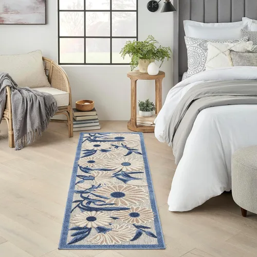 Miniatura 49 de Nourison Home Aloha - Alfombra beige de 2 pies 3 pulgadas x 12 pies, fácil de limpiar, no se desprende, para dormitorio, sala de estar, comedor