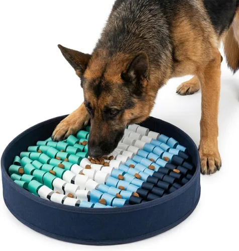 Miniatura 7 de PET ARENA Alfombrilla de olfateo para perros - Juguete de rompecabezas interactivo ajustable para razas grandes y pequeñas, alimentador lento