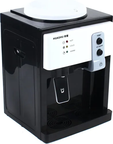 Dispensador de agua para encimera, mini enfriador de agua caliente/hielo/frío de 5 galones, dispensador de agua desmontable para dormitorio,