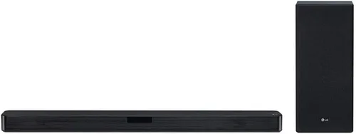 LG SL5Y Barra de sonido de alta resolución de 2.1 canales con DTS Virtual:X, negro