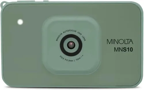 Minolta Cámara digital de 48 MP, video HD ultra delgado 4K, pantalla LCD IPS de 2.9 pulgadas, lente de enfoque automático con estabilización de