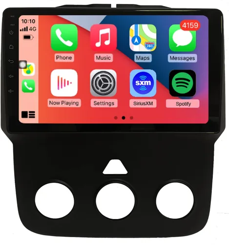 Para Dodge RAM 1500 2500 3500 Actualización de radio 2013-2018 Manual AC Stereo Reemplazo 1280*720 Pantalla táctil Construido en Carplay inalámbrico