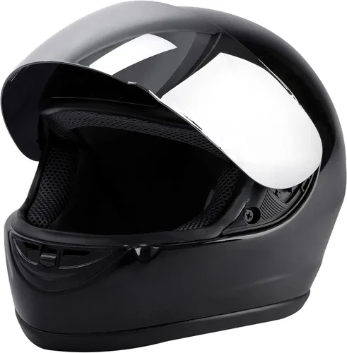 Miniatura 10 de TCMT Tamaño-M DOT Casco de motocicleta con mariposa, tapa abatible, cara completa, para la calle, para bicicleta de tierra, casco para adultos, ATV