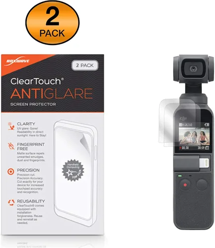 Miniatura 2 de BoxWave® Protector de pantalla de bolsillo para DJI Osmo [ClearTouch Anti-Glare (2 unidades)