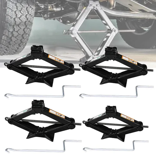 Miniatura 10 de 1 paquete de gato de tijera para coche para Honda Civic/Accord/CR-V/Element/Odyssey/Pilot, 2 toneladas, 4409 libras de capacidad, gato de tijera