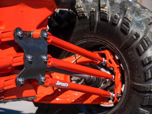 Miniatura 2 de SuperATV Brazos/varillas de radio trasero de tubo redondo resistente para Can-Am Maverick X3 72 pulgadas Turbo/X RC/X MR/X RS/MAX (ver ajuste abajo)