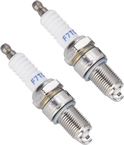 2 piezas de bujías F7TC para GX120 GX160 GX200 GX240 GX270 GX340 GX390 Bujías para motor de 4 tiempos, bomba de agua, generador, motosierra,