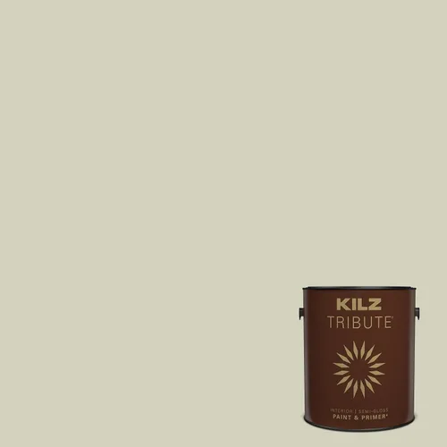 Miniatura 90 de KILZ TRIBUTE Pintura e imprimación en uno, para interiores, semibrillante, Almost Sage, 1 galón