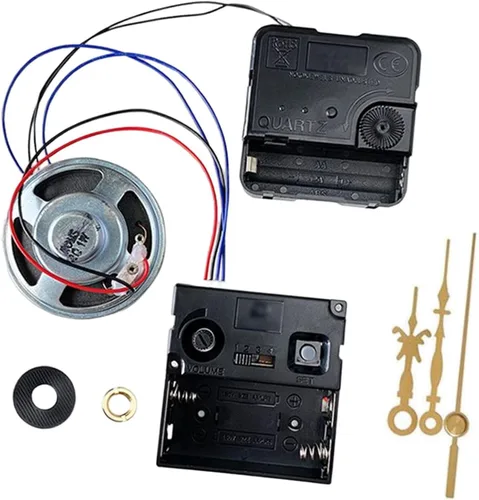 Miniatura 13 de Reloj de pared DIY Mecanismo de Movimiento Reloj de Péndulo Reemplazo con Caja de Campana de Música con Manecillas para Club Bar Oficina Relojes