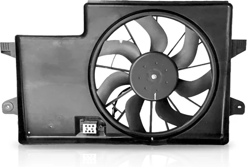 PartsFlow Conjunto de ventilador de refrigeración del radiador compatible con Ford Focus 621-043 2008-2011
