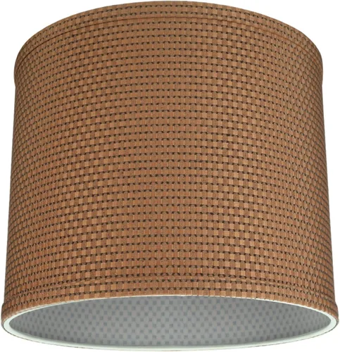 Miniatura 24 de Aspen Creative 31090A pantalla para lámpara de araña de transición con forma de cilindro en color beige, 12 pulgadas de ancho (12 x 12 x 10 pulgadas)