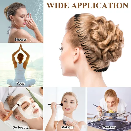Miniatura 7 de Soft 'N Style Diademas flexibles elásticas para mujeres (3 unidades, color negro)