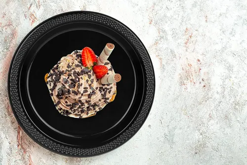 Miniatura 3 de DecorRack 30 platos pequeños de plástico, resistentes de 7 pulgadas, desechables para fiestas de cumpleaños de niños, platos de postre para tartas