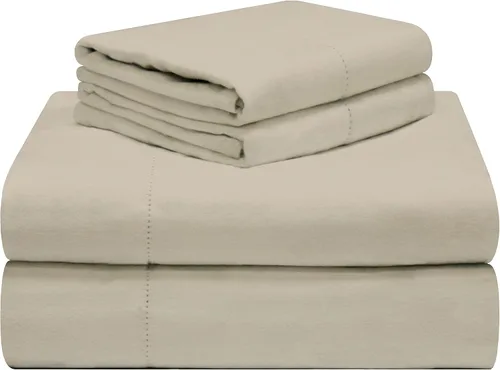 Miniatura 16 de Celeste Home Juego de sábanas tamaño individual XL de 190 GSM, cálido y acogedor, franela 100% algodón preencogida, extra suave, bolsillos