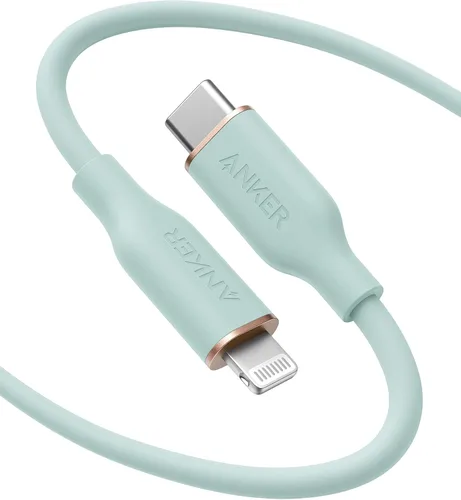 Miniatura 19 de Anker Cable USB C a Lightning, cable certificado MFi para iPhone 13 Pro 12 Pro Max 12 11 X XS, soporta entrega de energía (3 pies, blanco nube)