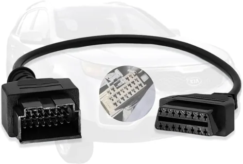 Miniatura 15 de Adaptador OBD1 a OBD2 para BMW de 20 pines, compatible con vehículos BMW E31 E32 E34 E36 E39 E38 E53 X 5 Z3, cable de diagnóstico de 20 pines