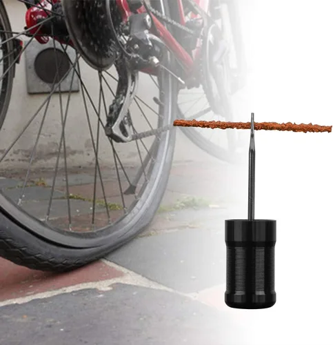 Miniatura 7 de Oumers Kit de herramientas de reparación de neumáticos de bicicleta sin cámara, pinchazos de neumáticos de bicicleta con 5 tiras de tocino más