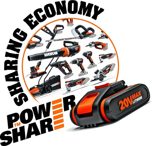 Miniatura 4 de WORX WX530.9 EXACTRACK 18V 20V MAX Sierra circular inalámbrica - (solo herramienta, batería y cargador se venden por separado)