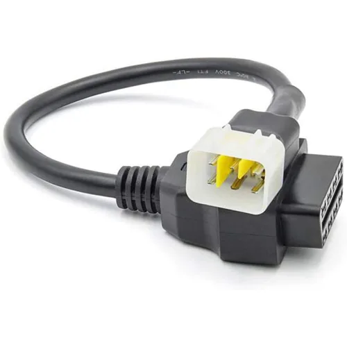 Miniatura 2 de AntiBreak Delphi Benelli 6pin 6pin Adaptador de motocicleta Motorrad Motor OBD2 conector compatible con Benelli OBD Obd2 escáner diagnóstico