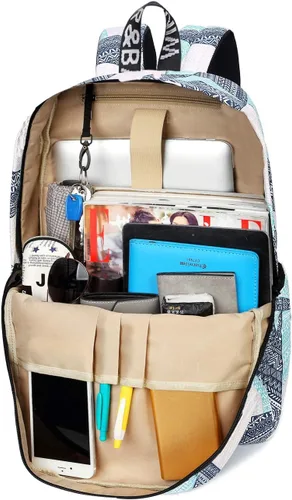 Miniatura 7 de Mygreen - Mochila escolar con bonitos diseños para niños y niñas, 11.5 x 15.7 x 5.1 pulgadas