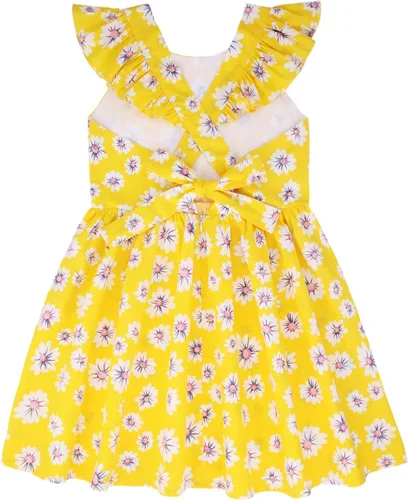 Miniatura 305 de Vestido de verano para niña, de algodón, con diseño floral
