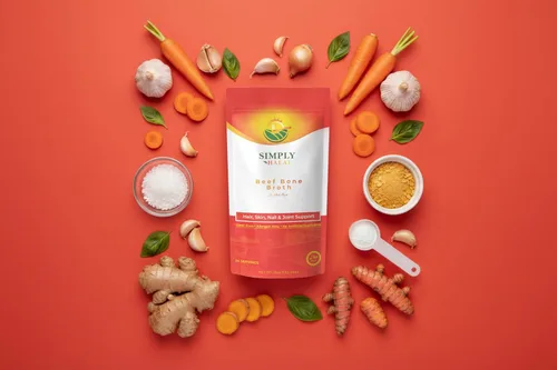 Miniatura 2 de Proteína en polvo de caldo de huesos para articulaciones, piel, cabello, uñas, salud intestinal y apoyo digestivo - Suplemento de colágeno