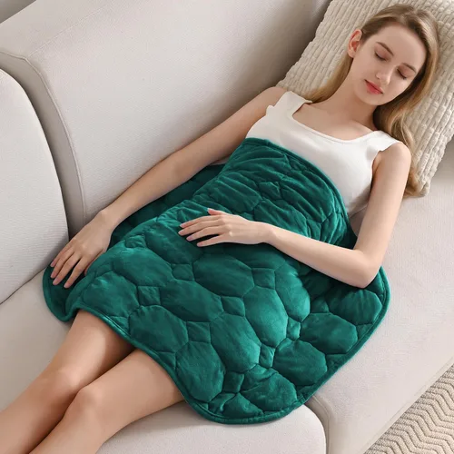 Lofus Manta con peso de 7 libras para adultos, transpirable y calmante manta con peso pequeña para viajes, relajación y siestas, lavable a máquina,