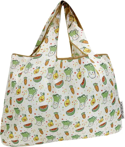 Miniatura 21 de allydrew Bolsas de comestibles reutilizables de nailon plegables grandes