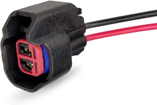 Pack-1 Conector de Inyector con Cable, Conector Socket de Inyector EV6 EV14, Standard Motor Products Conector de Inyector de Combustible para la