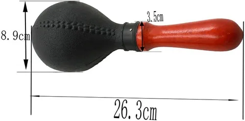 Miniatura 3 de Ubblove Maracas Shakers Sonajeros Martillo de Arena Instrumentos Musicales de Percusión de Mano con Carcasa de Plástico ABS Mangos de Madera