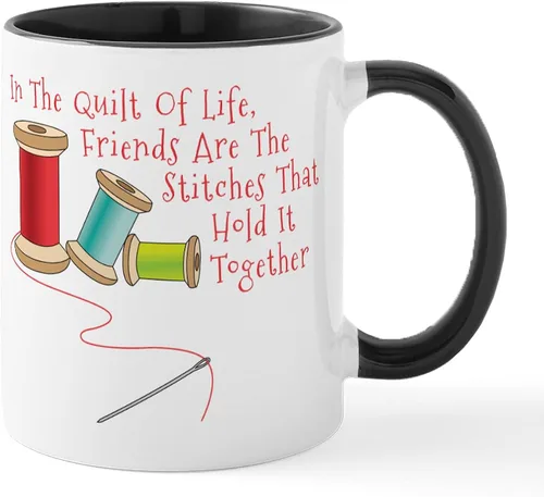 Miniatura 65 de CafePress Ascii - Taza de café de cerámica, taza de té, 11 onzas