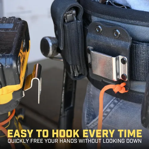 Miniatura 4 de Holstery DriverMaster - Soporte para cinturón de herramientas con clip, funda de gancho simple para taladro inalámbrico, impacto, clavadora, cinta