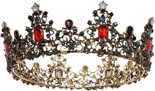 hair jewelry crown tiaras for women Baroque Retro Princess Headdress Tiara Bridal Crown For Women Crystal Queen Selection Hair Band Party Birthday