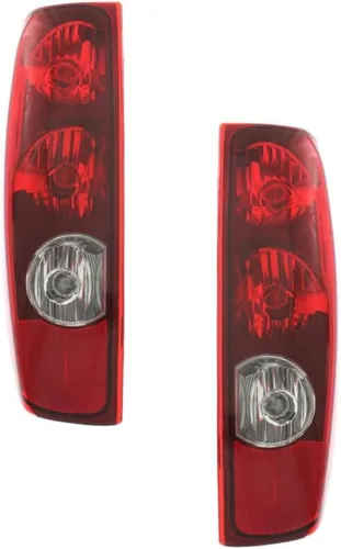 KarParts360 Para Chevy Colorado 2004-2012, par de luces traseras para el lado del conductor y del pasajero para GM2800164 GM2801164 | 25821848,