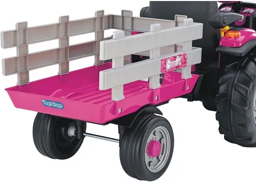 Miniatura 8 de Tractor con remolque Ride On Case IH Magnum de Peg Perego, color rosa
