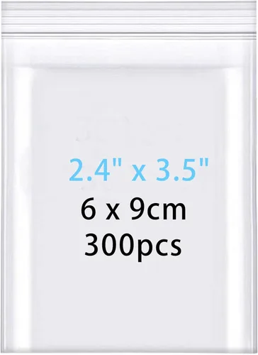 Miniatura 15 de newlng 500 bolsas de plástico pequeñas resellables de polietileno transparentes de 6.3 mil para embalaje de joyas, dulces, aperitivos, cuentas