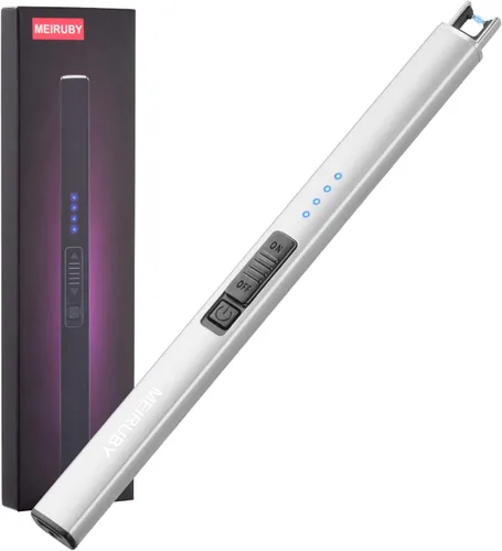 MEIRUBY Encendedor eléctrico de velas, relleno de calcetín de Navidad, regalos para mujeres, mamá, hombres, esposa, hermana, recargable por USB,