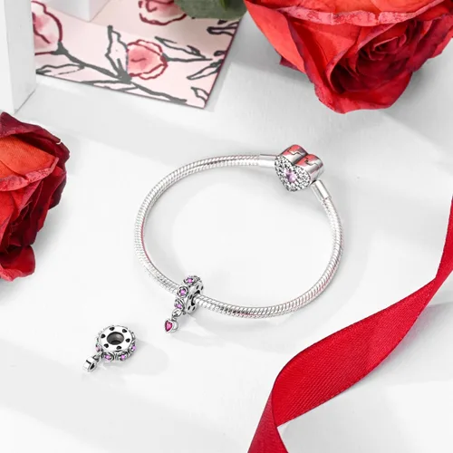 Miniatura 118 de Hapour Dijes de plata de ley 925 para pulseras, collar, joyería europea, colgante de cuentas para mujeres y madres