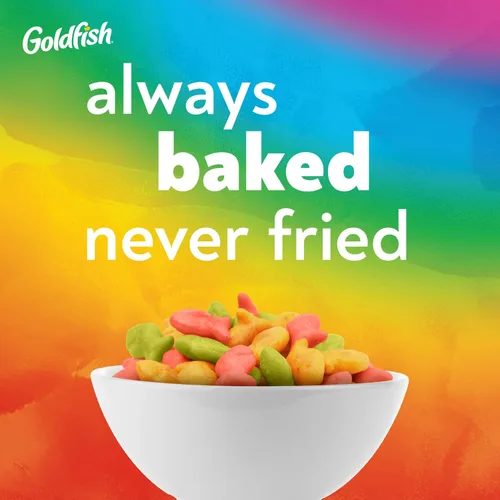 Miniatura 5 de Goldfish Colors - Galletas de queso cheddar, galletas horneadas, bolsa de 6.6 onzas