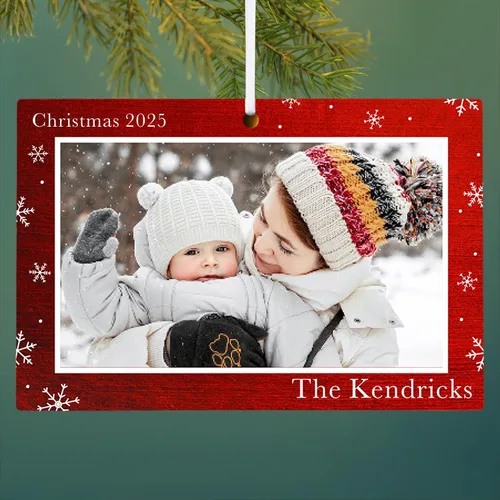 Miniatura 8 de Adorno de Navidad personalizado de Let's Make Memories - Sube tu foto - Adorno navideño conmemorativo 2025 para familia, pareja, amigo - Foto