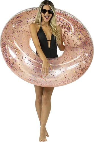 Miniatura 6 de PoolCandy Tubo de piscina jumbo, 48 pulgadas, múltiples estilos de tubo Brillo de oro rosa