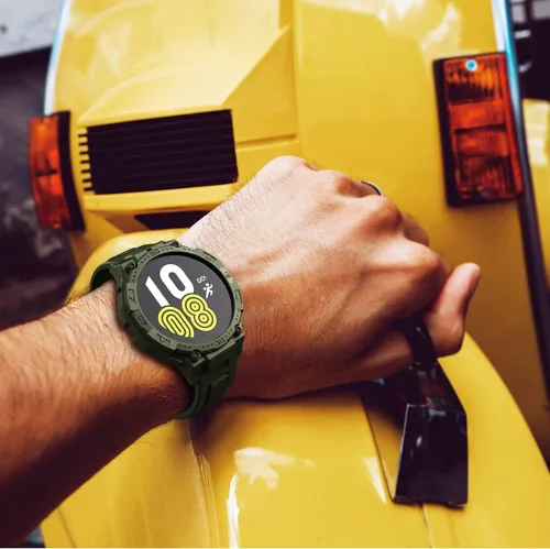 Miniatura 6 de Compatible con Galaxy Watch 5, Galaxy Watch 4 Band con funda de 1.732 pulgadas (1.732 in), correa protectora resistente de liberación rápida pulsera