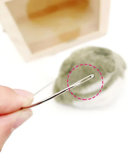 Miniatura 6 de Artibetter 50 unids C tipo aguja de tejer tapicería alfombra cuero lona reparación tejer agujas curvadas peluca haciendo alfileres agujas conjunto