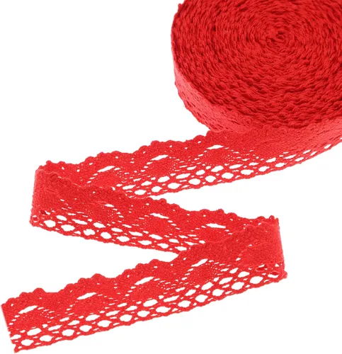 Miniatura 7 de Cordón de costura de ganchillo de encaje de algodón de cinta de encaje verde para envoltura de paquetes de regalo, suministros de álbumes de recortes