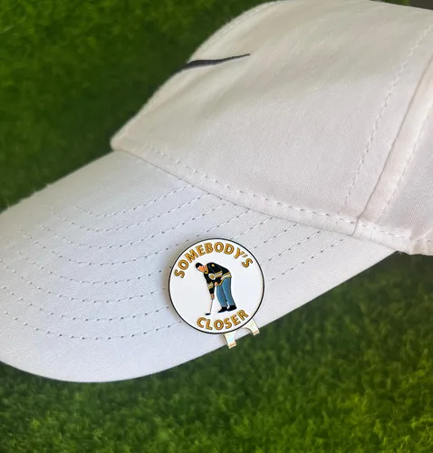Miniatura 2 de Play and Repeat Happy Gilmore - Marcador de pelota de golf con clip magnético para sombrero, divertido regalo de golf para hombres, accesorios