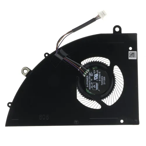 Miniatura 5 de Ventilador de refrigeración de CPU de repuesto para MSI Delta 15 A5Ex A5EFK MS-15CK BS5405HS-U5N