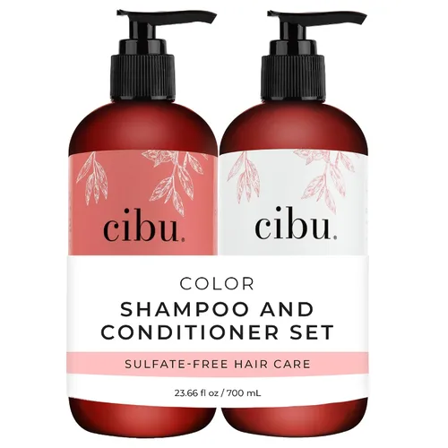 Miniatura 8 de CIBU Repair + Protect - Juego de champú y acondicionador - Seguro para cabello teñido sin parabenos y sin sulfato para mujeres, restaura el cabello